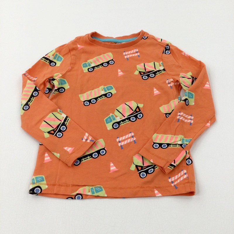 Trucks Orange Long Sleeve Top - Boys 4-5 Years