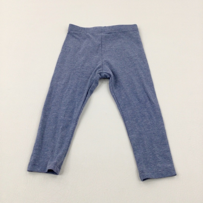Light Blue Leggings - Girls 12-18 Months