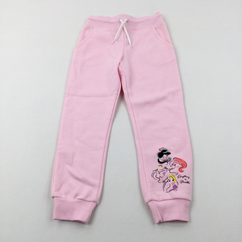 'Anything Is Possible' Disney Princesses Pink Joggers - Girls 5-6 Years