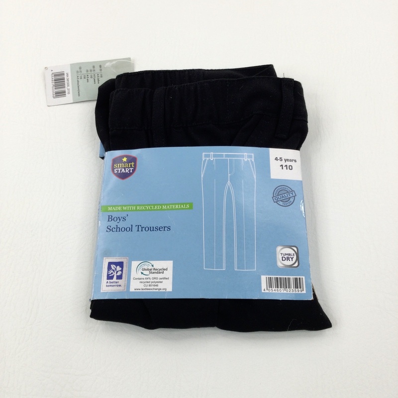 **NEW** Black School Trousers - Boys 4-5 Years
