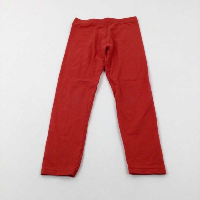 Red Leggings - Girls 5-6 Years