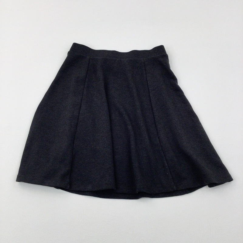 Charcoal Grey School Skirt - Girls 11-12 Years