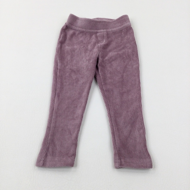 Textured Dusky Pink Leggings - Girls 12-18 Months