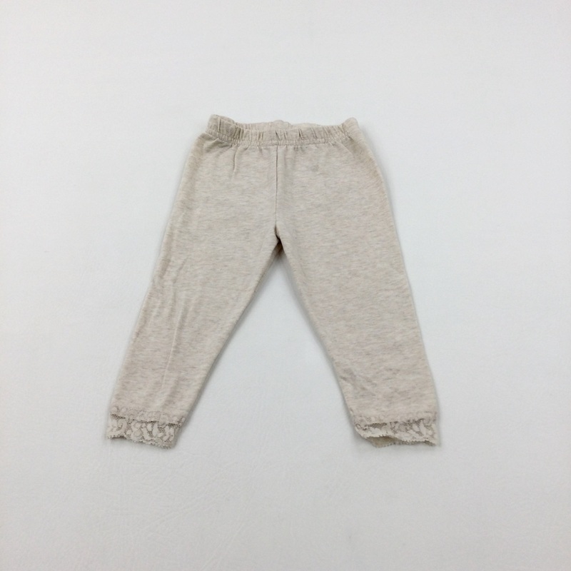 Beige Leggings - Girls 12-18 Months