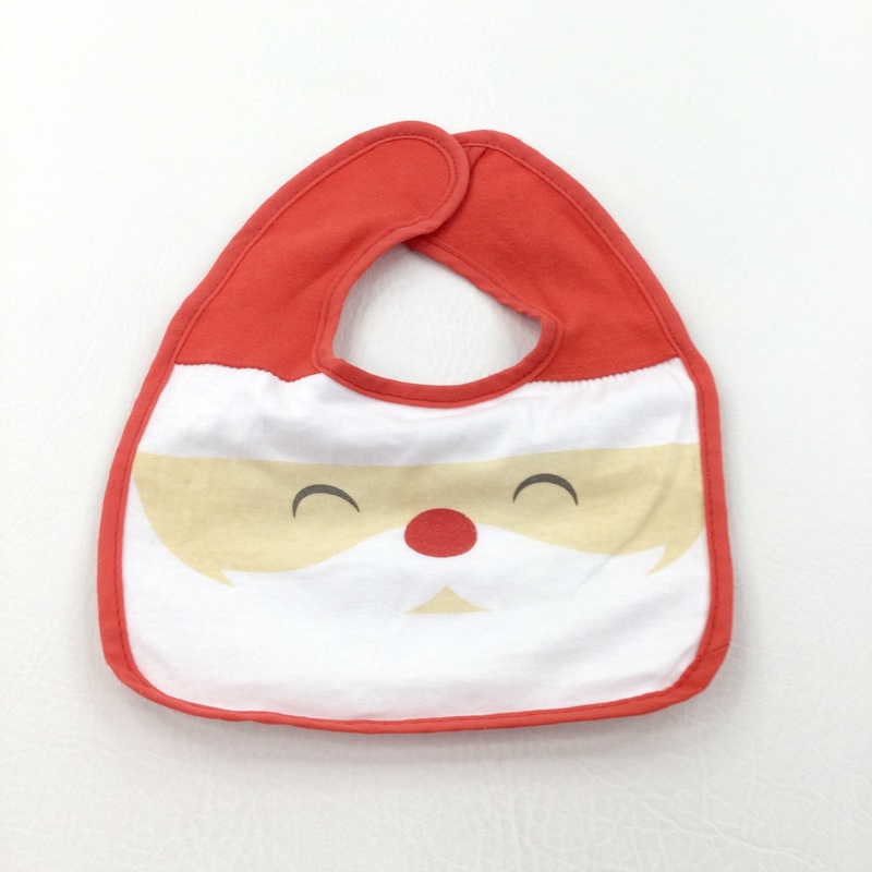 Father Christmas Bib - Boys/Girls One Size