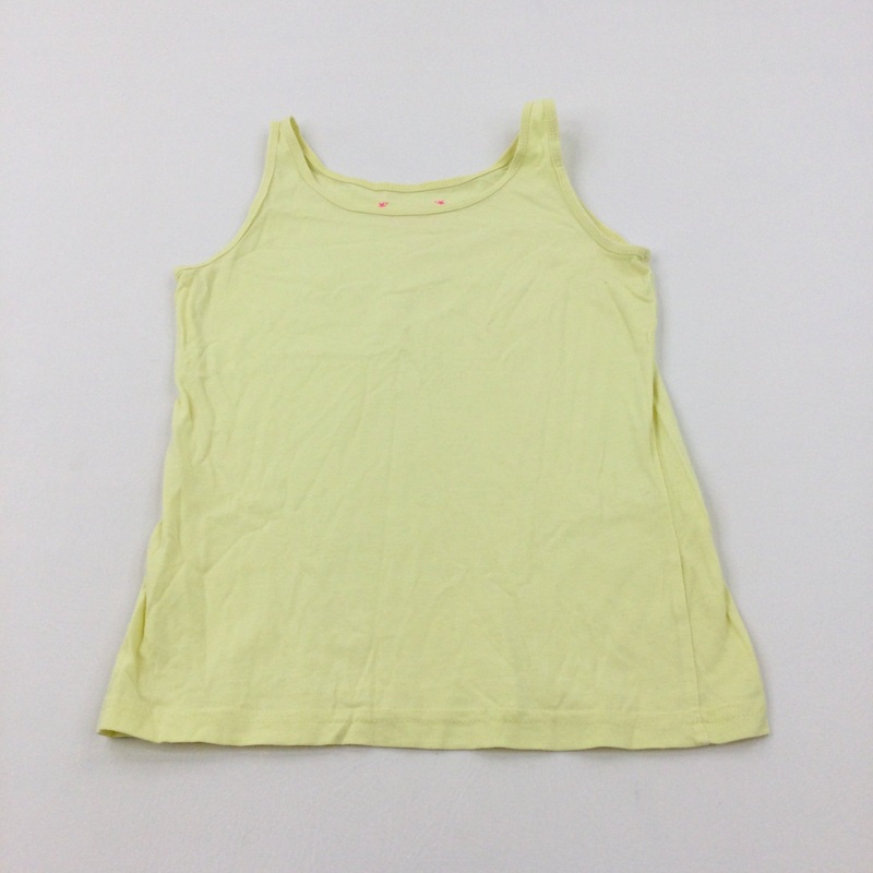 Yellow Vest Top - Girls 10-11 Years