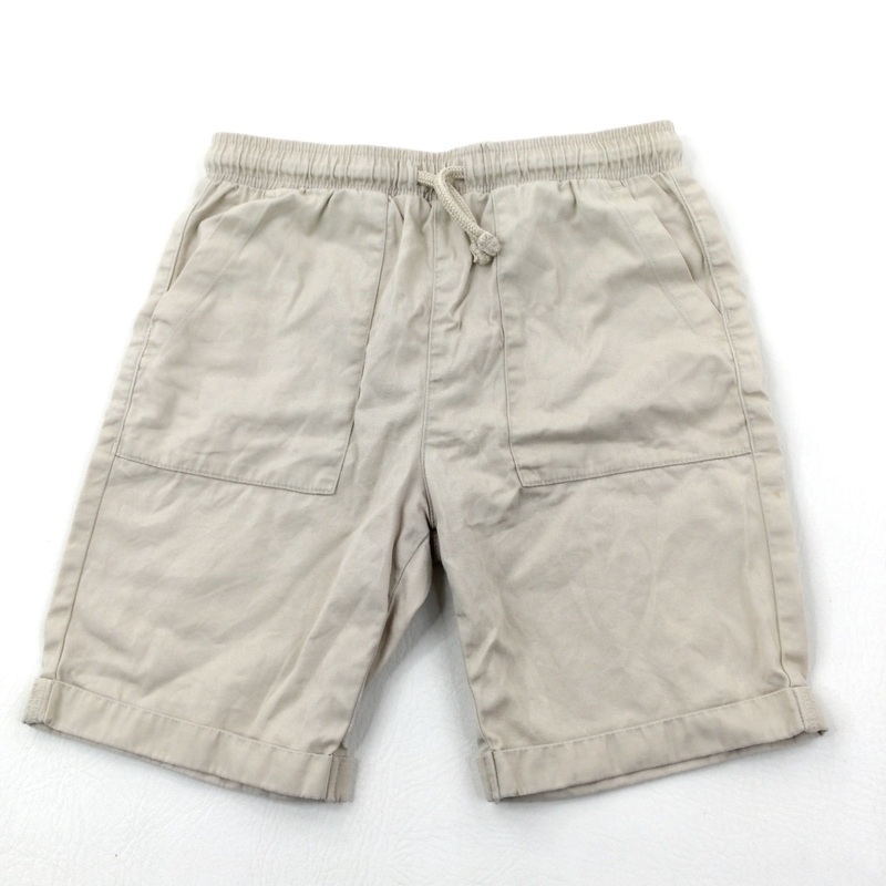 Beige Lightweight Cotton Shorts - Boys 6-7 Years