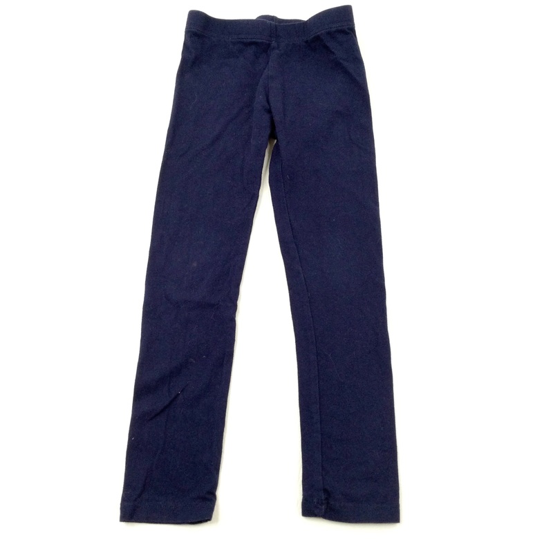 Navy Leggings - Girls 5-6 Years