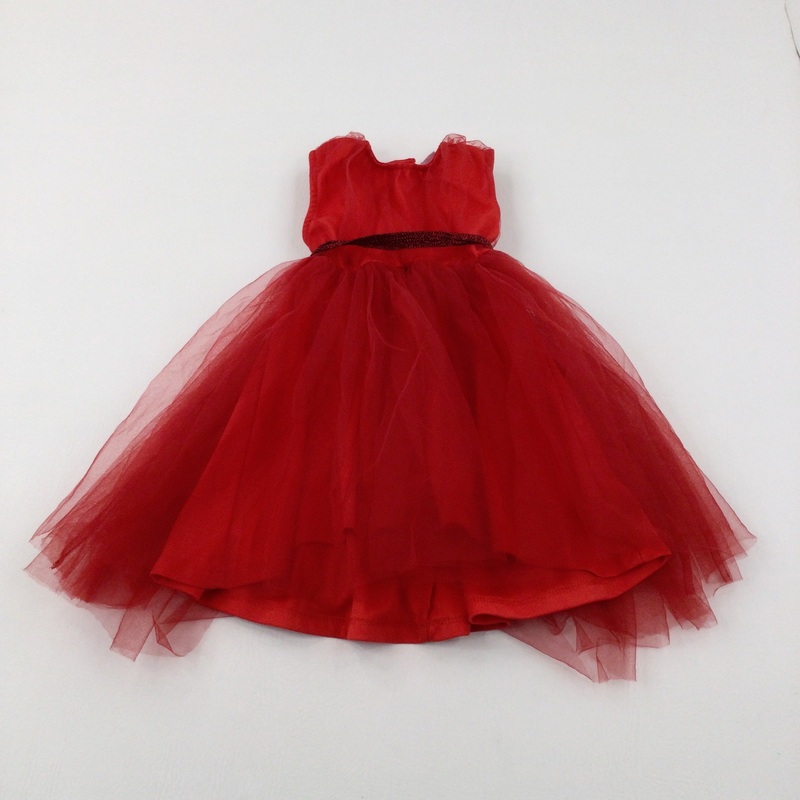 Sparkly Red Party Dress - Girls 2-3 Years