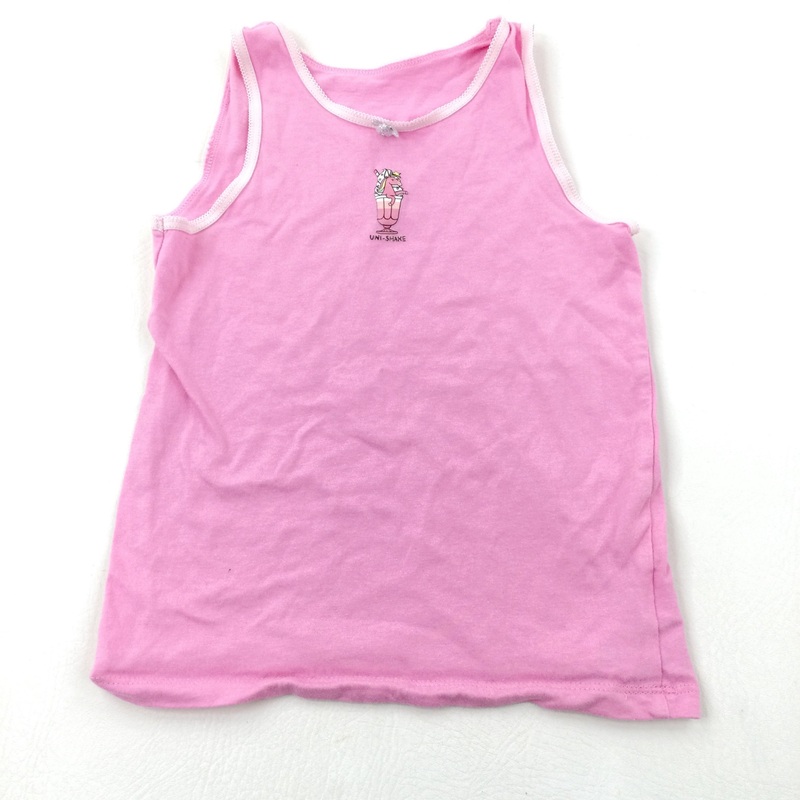 'Unishake' Pink Vest - Girls 5-6 Years