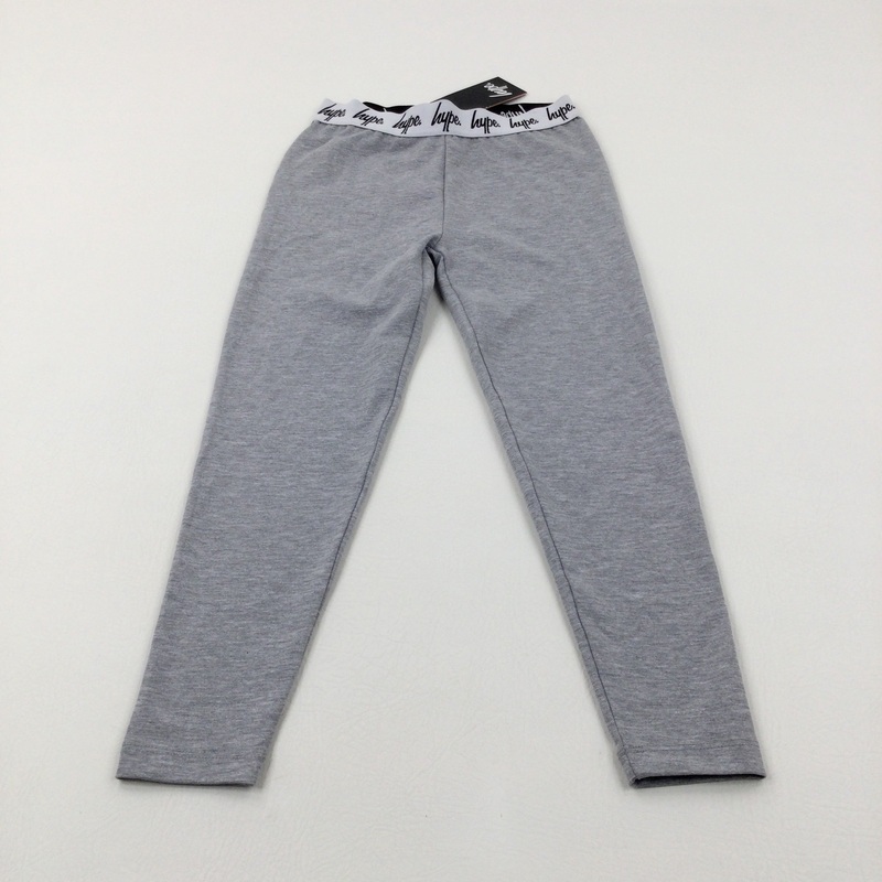 **NEW** 'Hype' Grey Leggings - Girls 9-10 Years