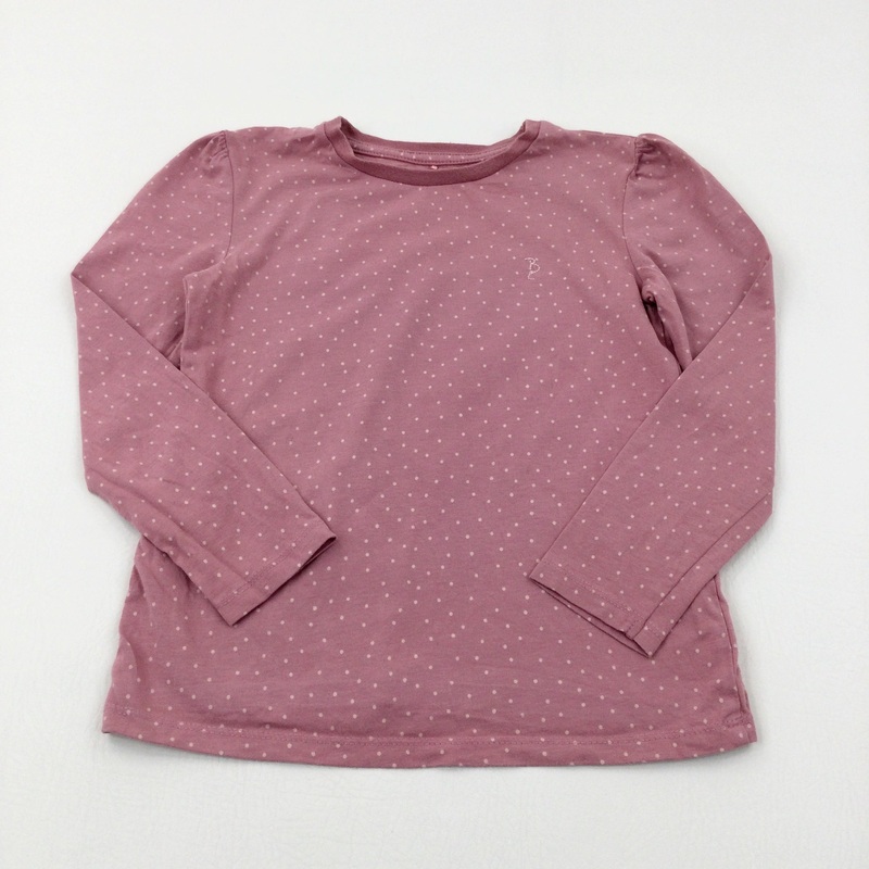 Spotty Pink Long Sleeve Top - Girls 6-7 Years