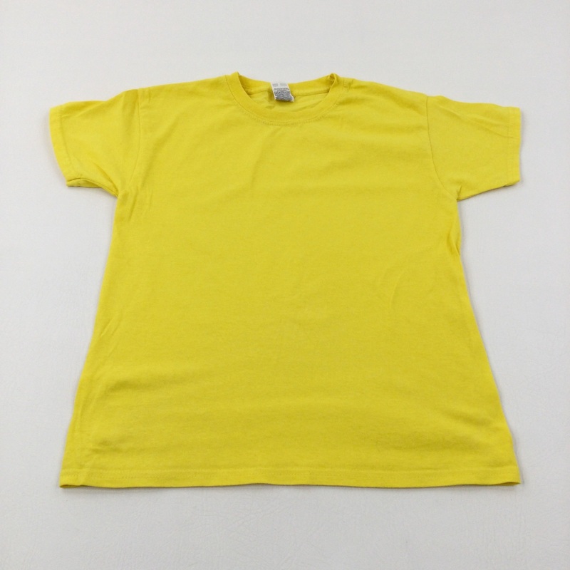 Yellow Cotton T-Shirt - Girls 7-8 Years