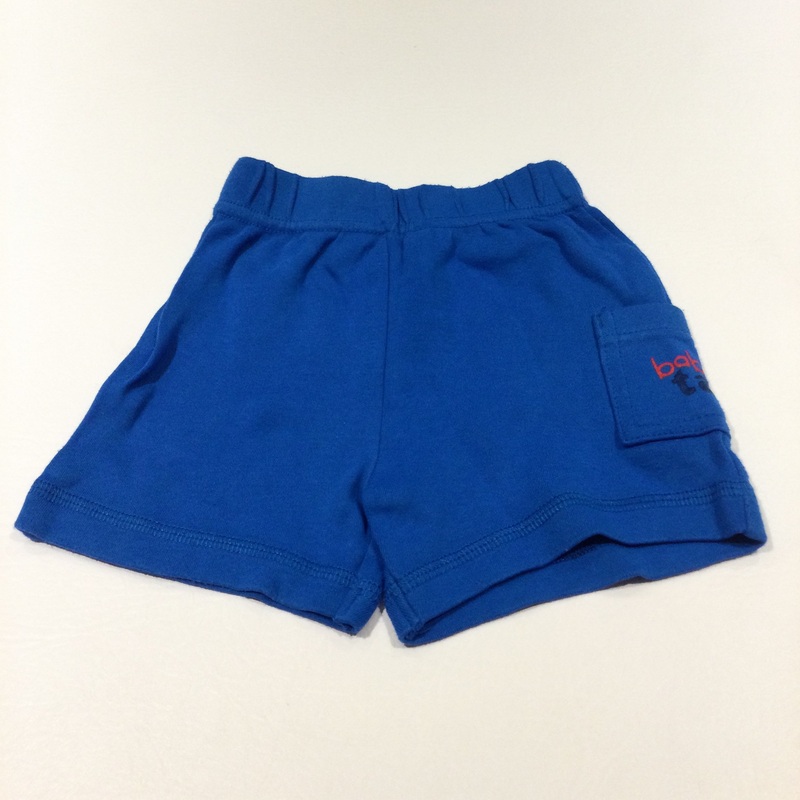 'Baby Taz' Blue Jersey Shorts - Boys 3-6 Months