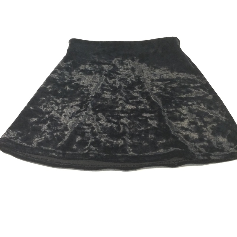 Black Velour Skirt - Girls 5-6 Years