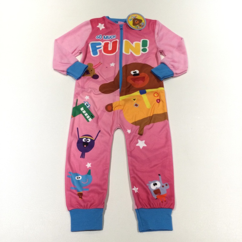 'So Much Fun' Hey Duggee Pink Fleece Onesie - Girls 2-3 Years
