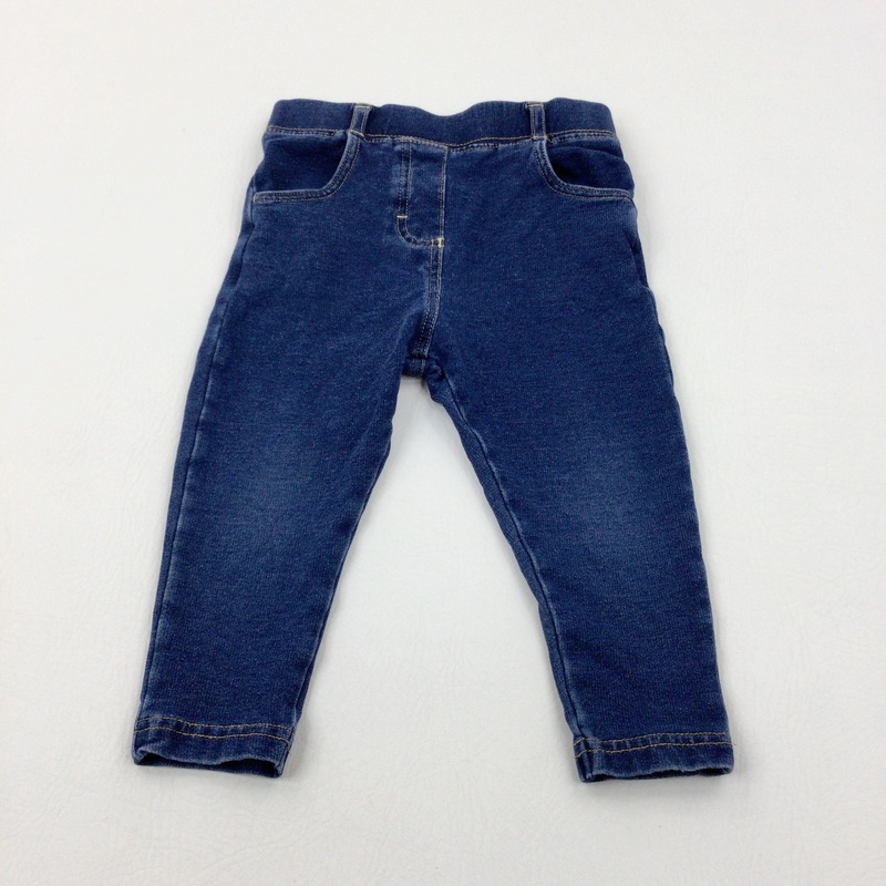 Blue Denim Jeggings - Girls 18-24 Months