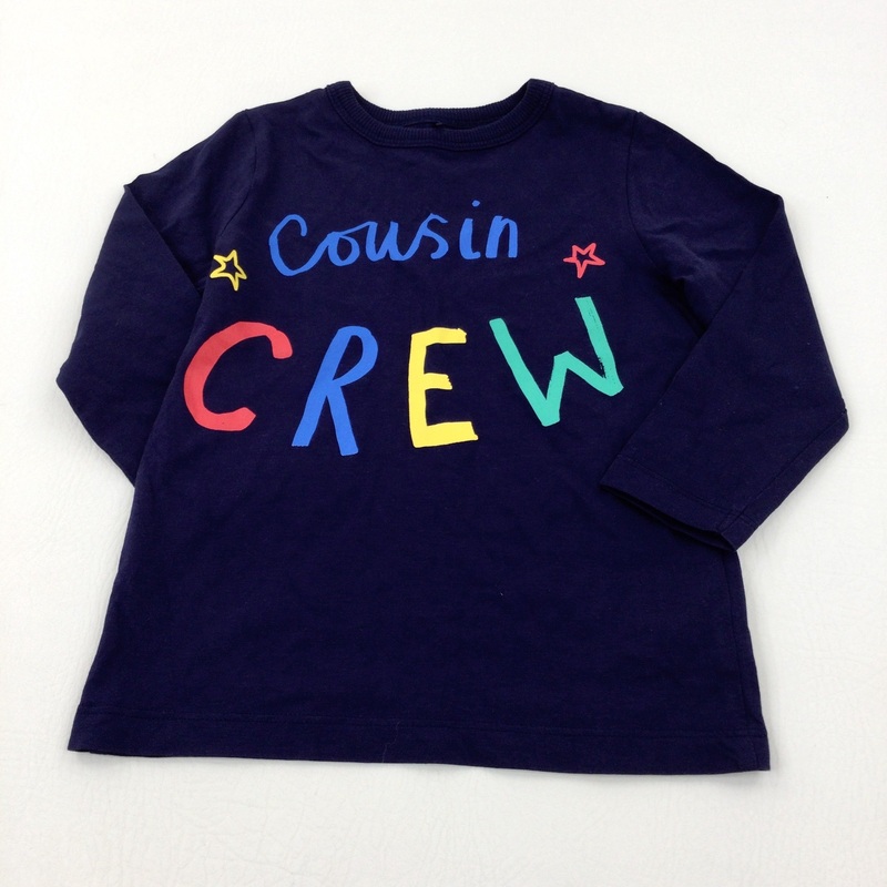 'Cousin Crew' Stars Navy Long Sleeve Top - Boys 18-24 Months