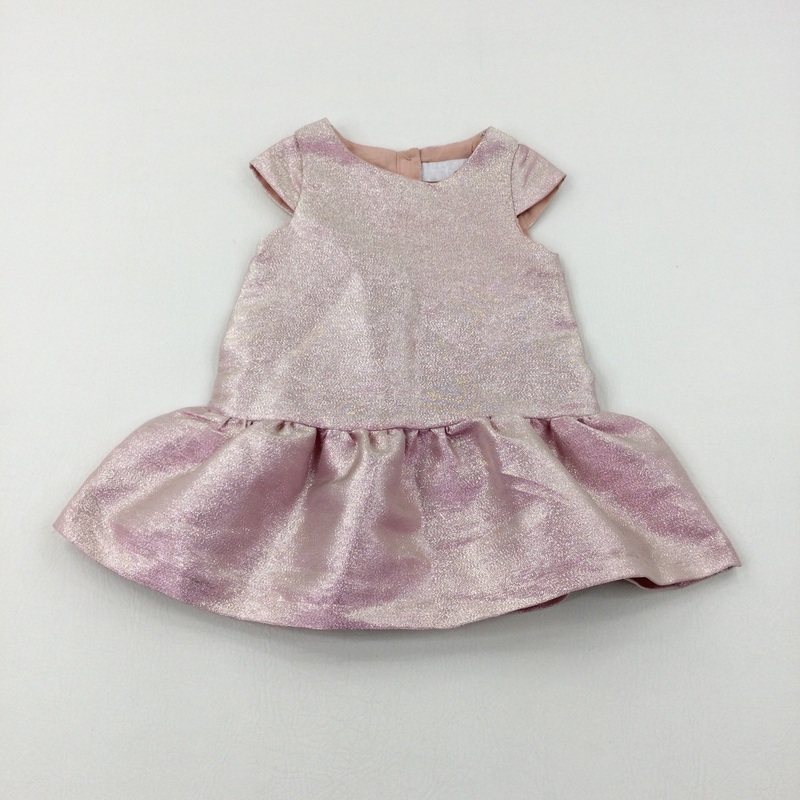 Shimmering Pink Party Dress - Girls 12-18 Months