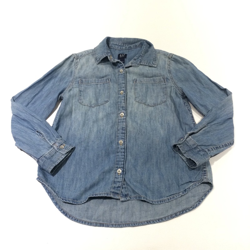 Blue Lightweight Denim Shirt - Girls 6-7 Years