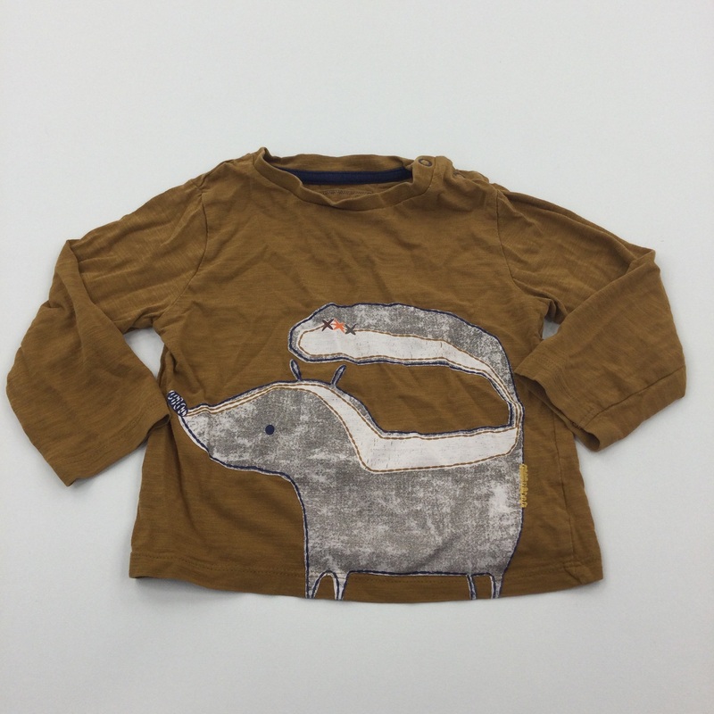 Skunk Dark Yellow Long Sleeve Top - Boys 9-12 Months