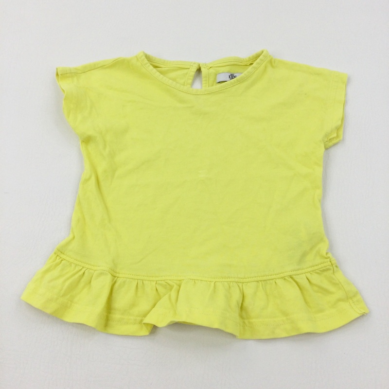 Yellow Cotton T-Shirt - Girls 2-3 Years