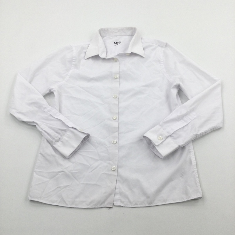 White Polo Shirt - Boys 11-12 Years