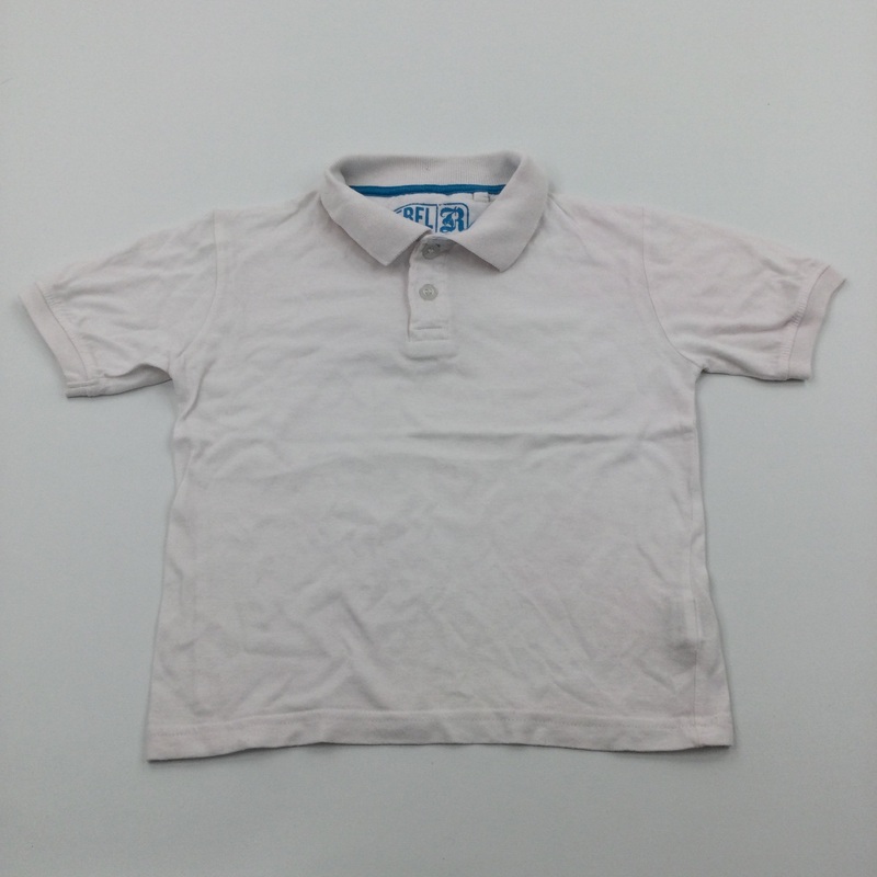 White Polo Shirt - Boys 6-7 Years