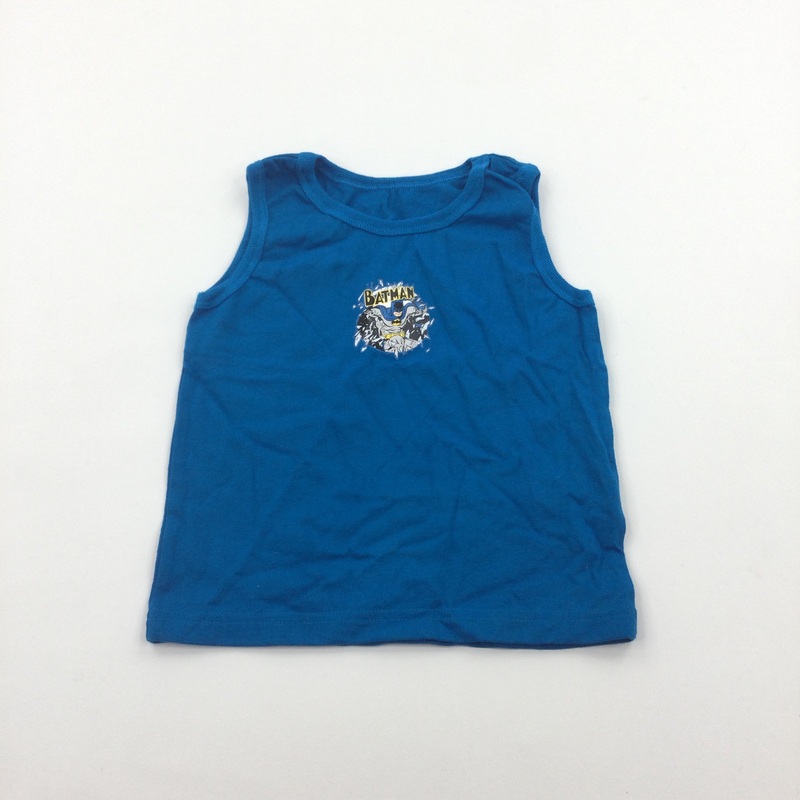 'Batman' Blue Vest Top - Boys 18-24 Months