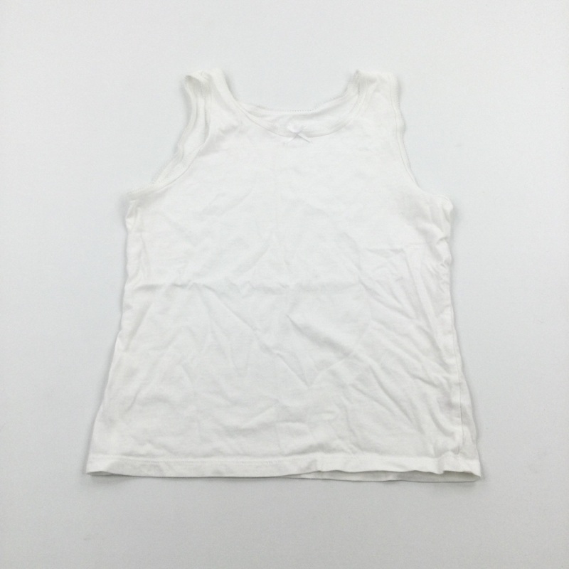 White Vest - Girls 10-11 Years