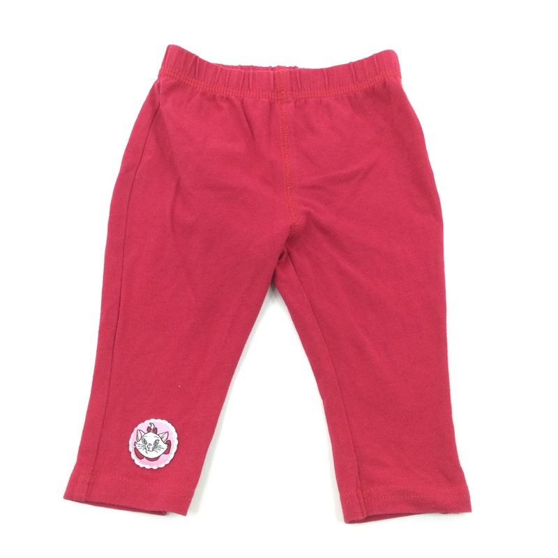Aristocats Marie Dark Pink Leggings - Girls 3-6 Months
