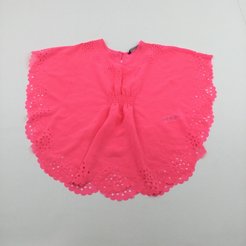 Neon Pink Chiffon Blouse - Girls 4-5 Years