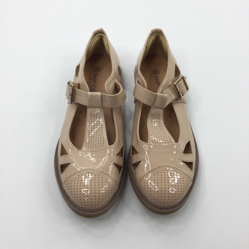 Nude Patent Shoes - Girls - Adult Size 5
