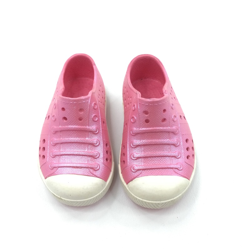 Pink Glittery Moulded Shoes - Girls - Size 4
