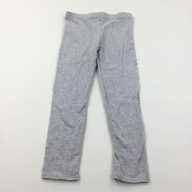 Mottled Grey Leggings - Girls 8-9 Years