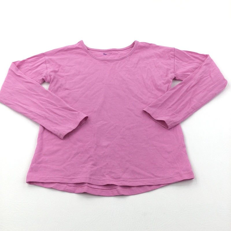 Pink Long Sleeve Top - Girls 9 Years