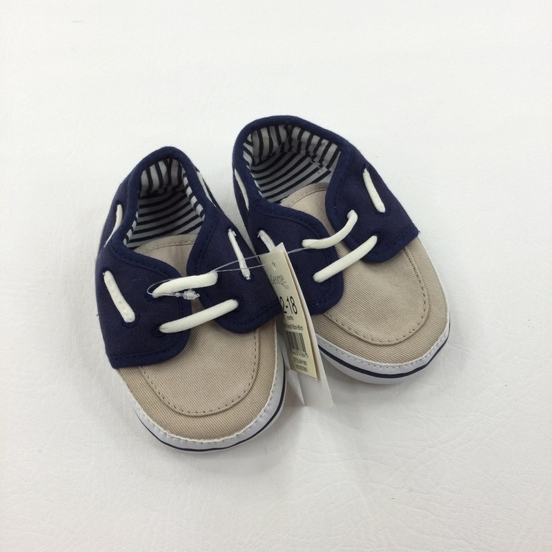 Tan & Navy Deck Shoes - Boys 9-12 Months