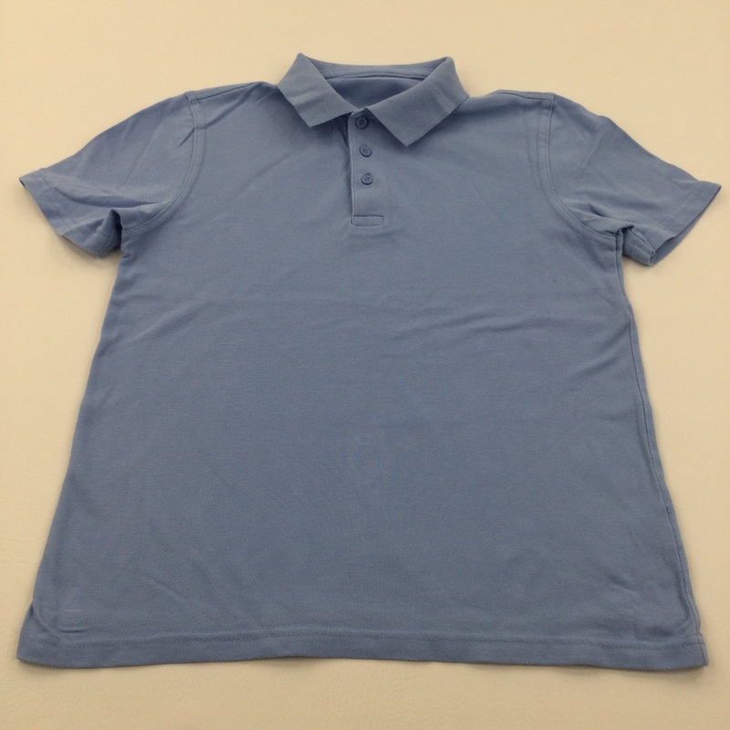Blue School Polo Shirt - Boys 10-11 Years