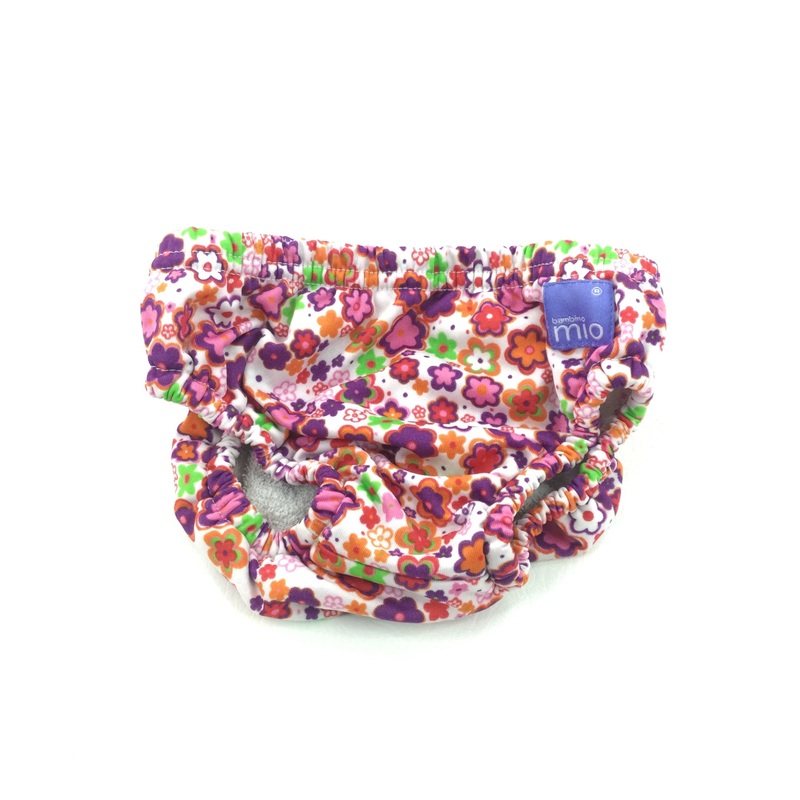 Colourful Flowers Swim Nappy - Girls 6-9 Months
