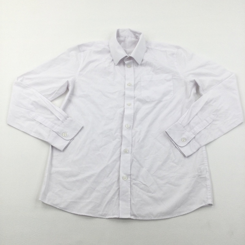 White Cotton School Shirt - Boys/Girls 11-12 Years