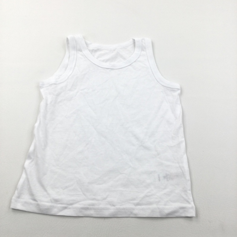 White Vest - Boys 7-8 Years