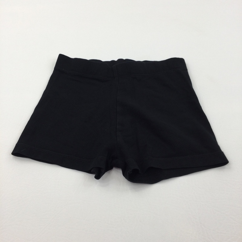 Black Lightweight Jersey Shorts - Girls 6-7 Years