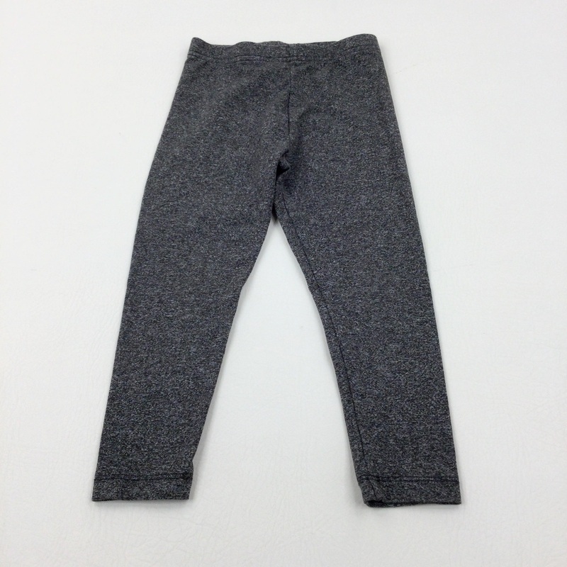 Mottled Grey Leggings - Girls 3-4 Years