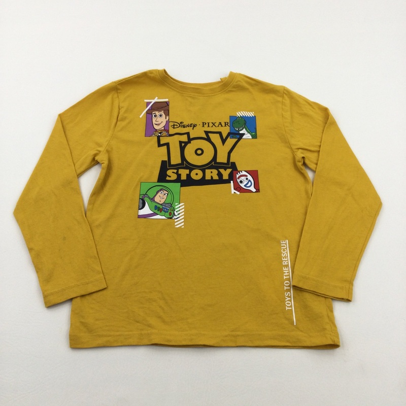 Toy Story Mustard Yellow Long Sleeve Top - Boys 7-8 Years