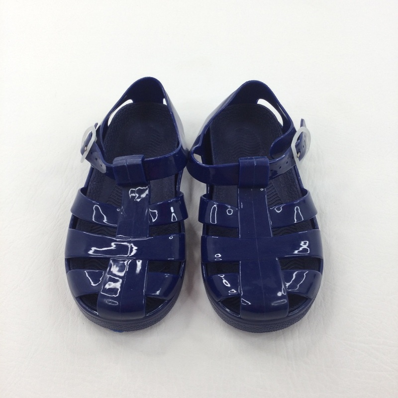 Blue Plastic Beach Shoes - Boys/Girls - Shoe Size 9