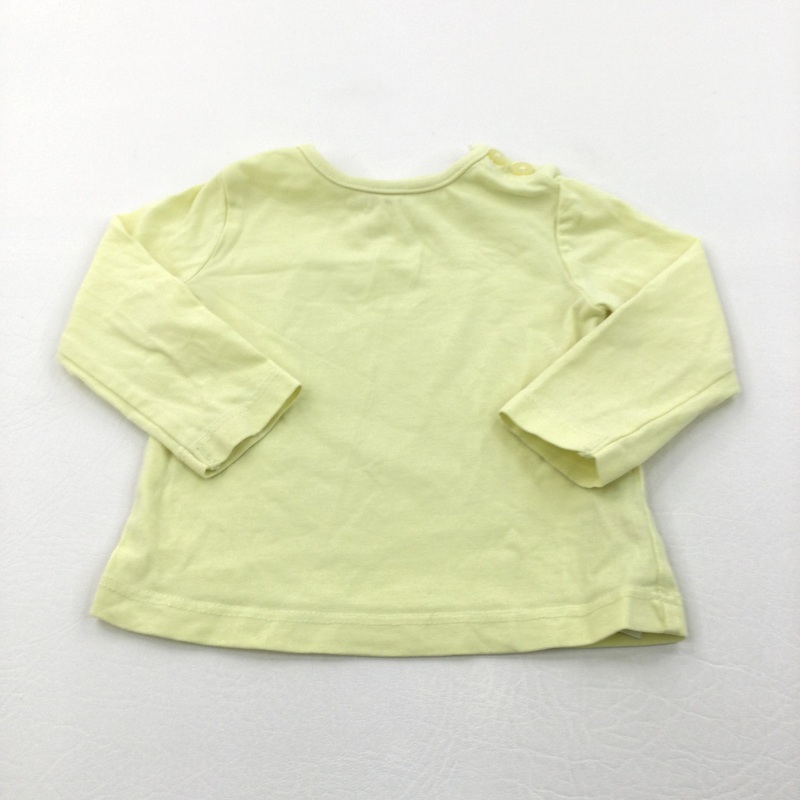 Yellow Long Sleeve Top - Girls 0-3 Months