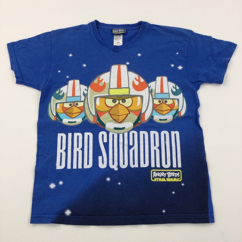 'Bird Squadron' Angry Birds Star Wars Blue T-Shirt  - Boys 9-10 Years
