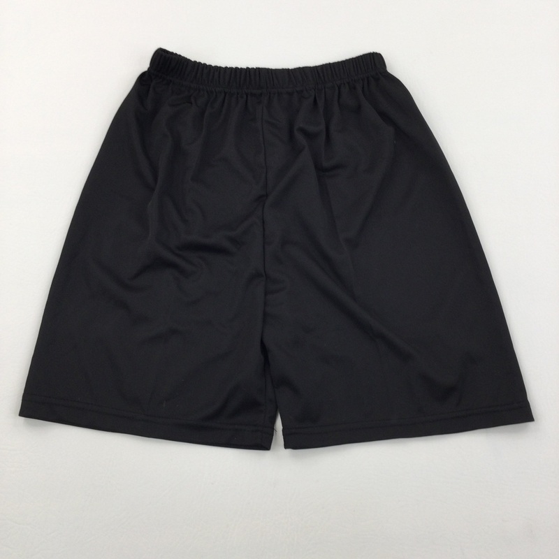 Black Football Shorts - Boys/Girls 10 Years