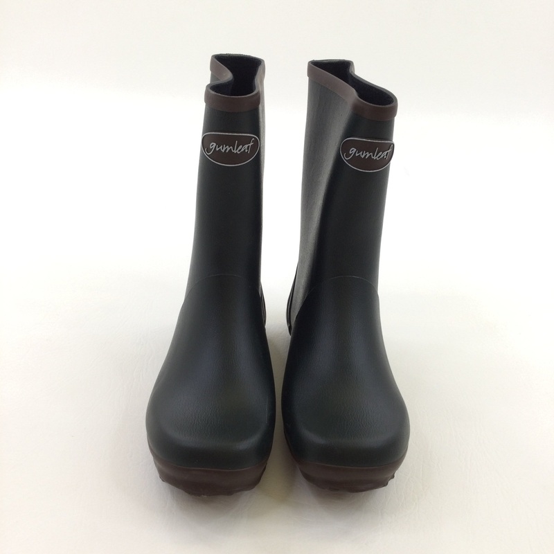 **NEW** Dark Green & Brown Wellies - Boys/Girls Shoe Size 1 (Adult)
