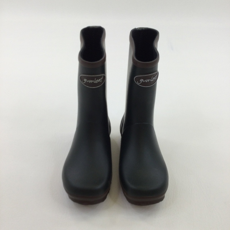 **NEW** Dark Green & Brown Wellies - Boys/Girls Shoe Size 11.5